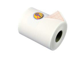 Бумага для ЭКГ (лента диаграммная из термобумаги) 63*30*18 сетка внутрь для Fucuda, Россия 4027