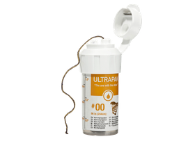 Нить ретракционная Ultrapak Cord, размер №00 (без пропитки, длина 244 см), США (Ultradent Products, Inc.) №00 ultrapak