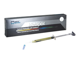 Паста Metapex гидроксида кальция стоматологическая пломбировочная (с иодоформом), 2 шприца*2,2 г+20 канюль, Республика Корея (Meta Biomed Co) Metapex 2х2,2
