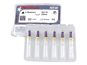 Про-Эндо К-Ример дрильбор ручной (Pro-Endo K-Reamers) №10, длина 25 мм, 6 шт/упаковка, Германия (VDW GmbH) V200605025010