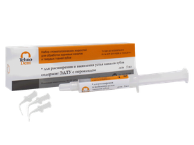 Гель ЭДТУ 17% с пероксидом 10% для расширения каналов. Комплект стоматологических гелей для облегчения препарирования твердых тканей зуба и антисептической обработки, 5 мл, Россия (ООО "ТехноДент") 024-02-005