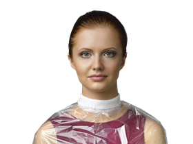 Воротничок 7*40 см, из нетканого материала спанлейс (белый), 100 шт/упаковка, Россия (Акционерное общество "Чистовье") 00-662