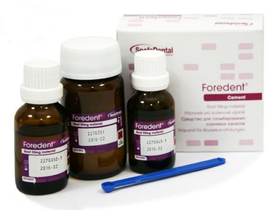 Материал стоматологический пломбировочный Foredent, 40 г порошок+2*25 г жидкость, Чешская Республика (SpofaDental a.s.)