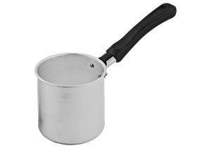 Ковшик алюминиевый 600 мл с усиленной ручкой (для воска/парафина), 1653