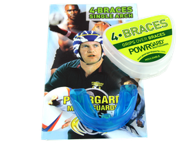 Трейнер (каппа) спортивный для брекетов Powrgard for braces, на верхнюю челюсть, Австралия (Myofunctional Research Co.) 596052