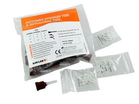 Наконечники смесительные (для шприца) 25шт (и насадки внутриротовые, изогнутые, размер Fine 25шт), 50 штук/упаковка, Израиль (BJM Laboratories Ltd.) 100903 RU