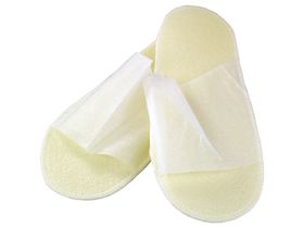 Стельки (тапочки) с открытым мысом, пенополиэтилен, белые, 25 пар/упаковка, Россия (Акционерное общество "Чистовье") 00-224