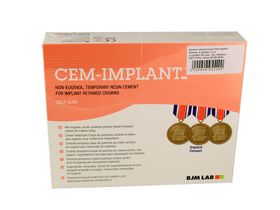 Цемент композитный Cem-Impalnt Automix, в наборе: 2 двойных шприца*5мл + 20 смесит. канюль, Израиль (BJM Laboratories Ltd.) 100115 RU