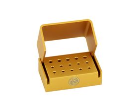 Подставка для инструментов, для 10 инструментов FG и 5 инструментов для углового наконечника, из анодированного алюминия, цвет - золотой, Германия (Gebr. Brasseler GmbH &Co. KG) A100G000