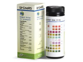 Тест-полоски UrineRS H10 диагностические, 100 шт/упаковка, США (High Technology, Inc.)