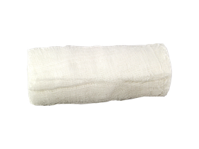 Бинт 5*10 марлевый медицинский нестерильный, плотность 39 г/м2 (Калита-Экстра), 30 штук в упаковке, Россия (ПО "Медтекс")