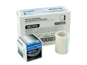 Пластырь медицинский "Neofix NWV" 5*500 см нестерильный на нетканой основе, 6 штук в упаковке, Китай (Changzhou Hualian Health Dressing Co., Ltd.)