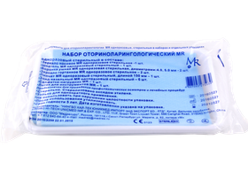 Набор оториноларингологический MR одноразовый стерильный, 25 штук в упаковке, Китай (Ningbo Hi-Tech Unicmed Imp. &Exp. Co., Ltd.)