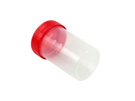 Контейнер полимерный для сбора для биоматериала (контейнер и крышка в сборе), нестерильный, номинальная вместимость 60 мл., 42,5*64 мм., в упаковке 200 шт., Россия (ООО "РЗМИ") КП60-02