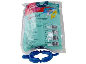 Ложка стоматологическая аппликационная двусторонняя "Sherbet" для нанесения фторсодержащих гелей и пен, большая синяя, размер L, 50 шт/упаковка, Китай ("Huanghua Promisee Dental Co., Ltd.) DT03L