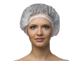 Шапочка-берет "Шарлотка" медицинская, из нетканых материалов, нестерильная, одноразовая на резинке "Чистовье" белая, плотность 15 г/м2,  50 шт/упаковка, Россия (Акционерное общество "Чистовье") 603-202