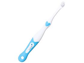Щетка зубная детская FirstBrush, 0-18 месяцев (голубая). Великобритания ("Brushbaby Ltd") BRB096 blue