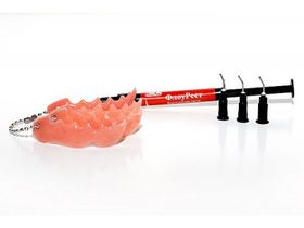 Шприц "ФлоуРест" с материалом пломбировочным композитным низкомодульным светового отверждения, десневой оттенок, 2 г., Россия (ООО "СтомаДент")