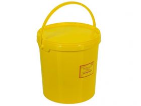 Емкость-контейнер МК-02-"МедКом" класса Б, 20 л для сбора органических отходов, одноразовый, Россия (НПФ "МедКом")