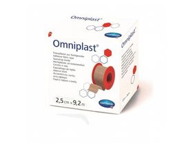 Лейкопластырь (пластырь) Omniplast 2,5*920 см фиксирующий из текстильной ткани, телесный, Германия (Paul Hartmann AG) 9005741