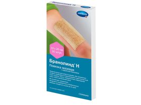 Повязка Branolind N 10*20 см мазевая, Германия (Paul Hartmann AG) 4923490