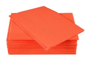 Салфетка-нагрудник JNB 33*45 см медицинская, 2-слойная (цвет темно-оранжевый), 500 шт/упаковка, Китай (Shanghai Dochem Industries Co., Ltd.) 12003