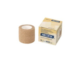 Бинт медицинский NEOFIX Band-N 5*450 см самофиксирующийся эластичный нестерильный на нетканой основе, индивидуальная упаковка, Китай ("Чжэцзян Кэкан Медикал Текнолоджи КО., ЛТД")