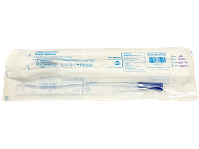 Катетер урологический Нелатона женский FR08 с рентгеноконтрастной полосой, стерильный, длина 200 мм, 100 шт. в упаковке, Индия ("Стеримед Медикал Дивайсиз Пвт. Лтд.")