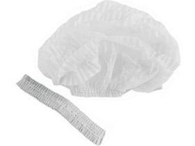 Шапочка "Шарлотка Классик", из нетканого материала спанбонд (белая), плотность 12 г/м2, 50 шт/упаковка, Россия (Акционерное общество "Чистовье") 604-263