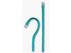 Наконечник стоматологический «БЛОССОМ» (BLOSSOM) для слюноотсоса, длина 15 см, цвет бирюзовый, одноразовый, съемный колпачок, 100 штук/упаковка, Италия (ASA Dental s.p.a.) 2900E-ZT15MR/10