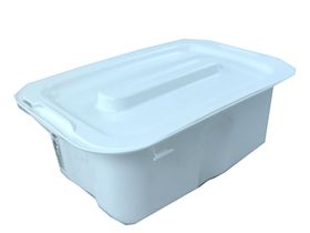 Емкость-контейнер полимерный для дезинфекции и предстерилизационной обработки медицинских изделий ЕДПО-1 по ГИКС.942711.110 ТУ, цвет белый, Россия 14605