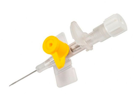 Канюля внутривенная Healflon 24G с катетером и инъекционным клапаном, 100 штук в упаковке, Индия (Harsoria Healthcare Pvt. Ltd.) 01240210IR