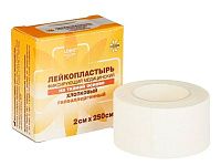 Лейкопластырь Leiko 2,5*500 см фиксирующий медицинский на тканевой основе (хлопковый), 18 катушек в упаковке, Китай (Jiangsu Nanfang Medical Co., Ltd.), 531226