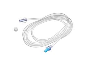 Линия инфузионная Low Pressure Extension Line - внутренний диаметр 1,5 мм, внешний диаметр 2,7 мм, длина 150 см, 100 штук/упаковка, Индия ("Поли Медикьюр Лимитед")