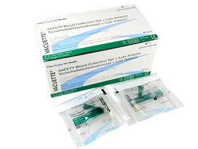 Игла-бабочка Safety (Игла медицинская для забора крови) 21G*3/4" с луэр-адаптером, длина катетера 10 см, 90 шт/упаковка, Австрия (Greiner Bio-One GmbH) 450083V1