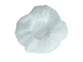 Одежда одноразовая медицинская одноразовая из нетканого и полимерного материала: Шапочка "Берет" из спанбонда, плотность 10 г/м2, цвет белый, 100 штук/упаковка, Китай ("Хубэй Сяньмэн Хелс Протекшн Коммодити")