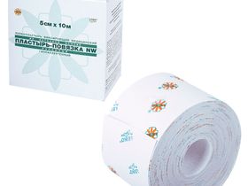 Пластырь-повязка рулонный Leiko 5*1000 см фиксирующий на нетканной основе, Китай (Jiangsu Nanfang Medical Co., Ltd.) 132824