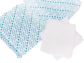 Салфетка 10,0*10,0 см марлевая медицинская, стерильная, 8 сложений, плотность 32 грамма, индивидуальная упаковка (мягкая), 10 штук/упаковка, Россия (ООО "Ньюфарм")