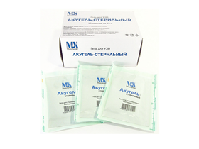 Гель для УЗИ "Акугель-Стерильный", масса геля нетто 15 г/пакет, (вариант исполнения 3), 15 пакетов/упаковка, Россия (ООО "МедиКрафт")