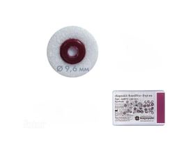 Полир Диск шлифовальный "Kagayaki RoundFlex" грубый бордо, диаметр 9,6 мм., 50 штук/упаковка, Россия (ООО "Кагаяки") 2087С/50
