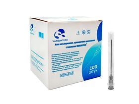 Игла инъекционная однократного применения, стерильная Vansuntech, размер 22G*1 1/2 (0,7*38 мм), 100 штук/упаковка, Китай (Vansun Medical Equipment (Fujian) Co., Ltd.)