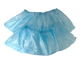 Бахилы "Прочные лайт" ЮГВ-П лайт/VEM2 медицинские одноразовые полиэтиленовые (вес 3,5 грамм), цвет синий, 250 пар/упаковка, Россия (ООО "Юг-Восток")