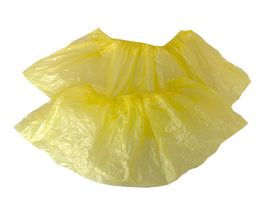 Бахилы "Прочные лайт" ЮГВ-П лайт/VEM2 медицинские одноразовые полиэтиленовые (вес 3,5 грамм), цвет желтый, 250 пар/упаковка, Россия (ООО "Юг-Восток")