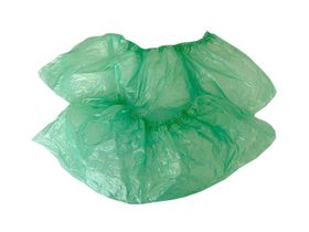 Бахилы "Прочные лайт" ЮГВ-П лайт/VEM2 медицинские одноразовые полиэтиленовые (вес 3,5 грамм), цвет зеленый, 250 пар/упаковка, Россия (ООО "Юг-Восток")