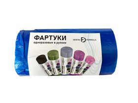 Фартук Dental Formula 60*76 см, ПНД 20 мкм, цвет синий, 200 штуки/упаковка, Россия DFAN02