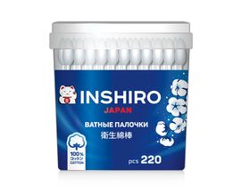 Палочки ватные INSHIRO, 200 шт/упак. (круглый стакан), Китай VP501