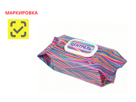 Салфетки дезинфицирующие "Централь", 120 штук/упаковка, Россия (ООО "Автохимпроект") ДСЦ-120