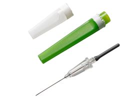 Игла одноразовая стерильная для взятия крови Rustech двусторонняя, 21Gх1" (0,8 х 38 мм), с визуальной камерой, цвет зеленый, 100 шт/уп, КНР ("Берпу Медикал Текнолоджи Ко., Лтд.") B22138