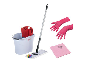 Набор УльтраСпид Мини, 10 л, красный, с маркировкой "Vileda Professional" (001к) 143567