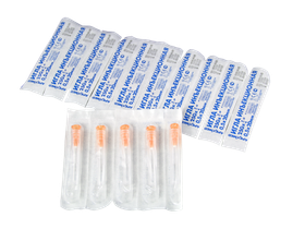 Игла (инъекционная, "Луер") 25G, 0,5*20 мм к шприцам одноразовая стерильная Apexmed, 100 шт/упаковка, Нидерланды (Apexmed International B. V.) 0505-00-25